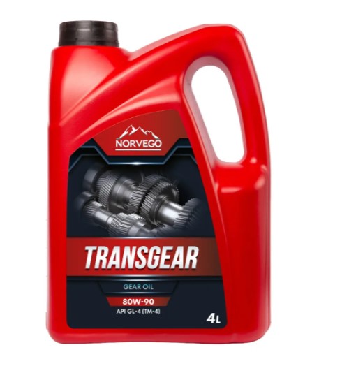 Трансмісійна олива NORVEGO TRANSGEAR 80W90 4л GL4